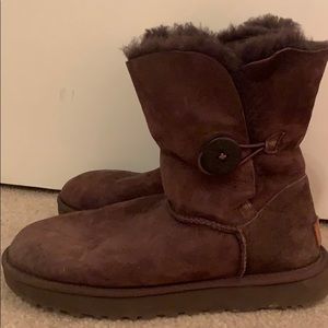 Dark Brown Short Ugg Boots